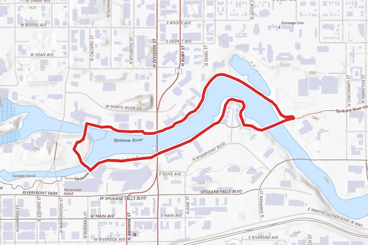 Spokane River Walk