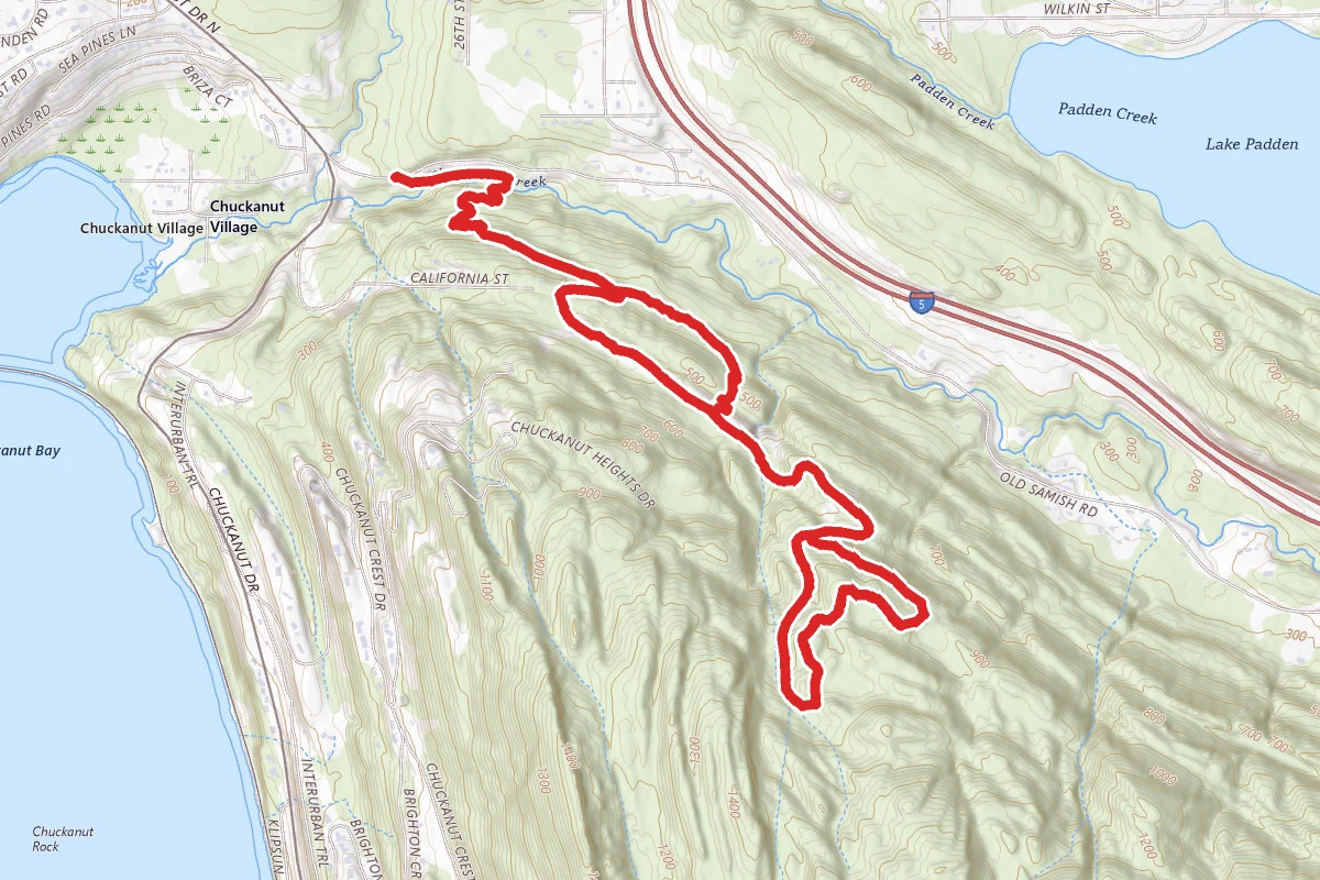 Interurban, Hemlock, and Huckleberry Loop