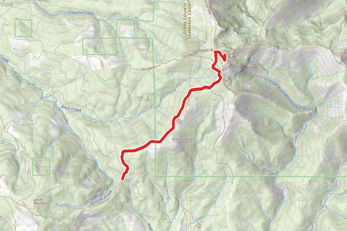 Silver Star Mountain via Grouse Vista Trail