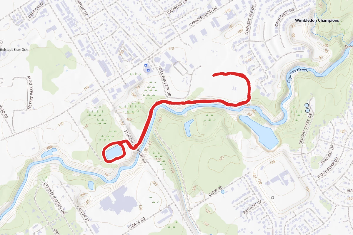 Collins Park and Cypress Creek