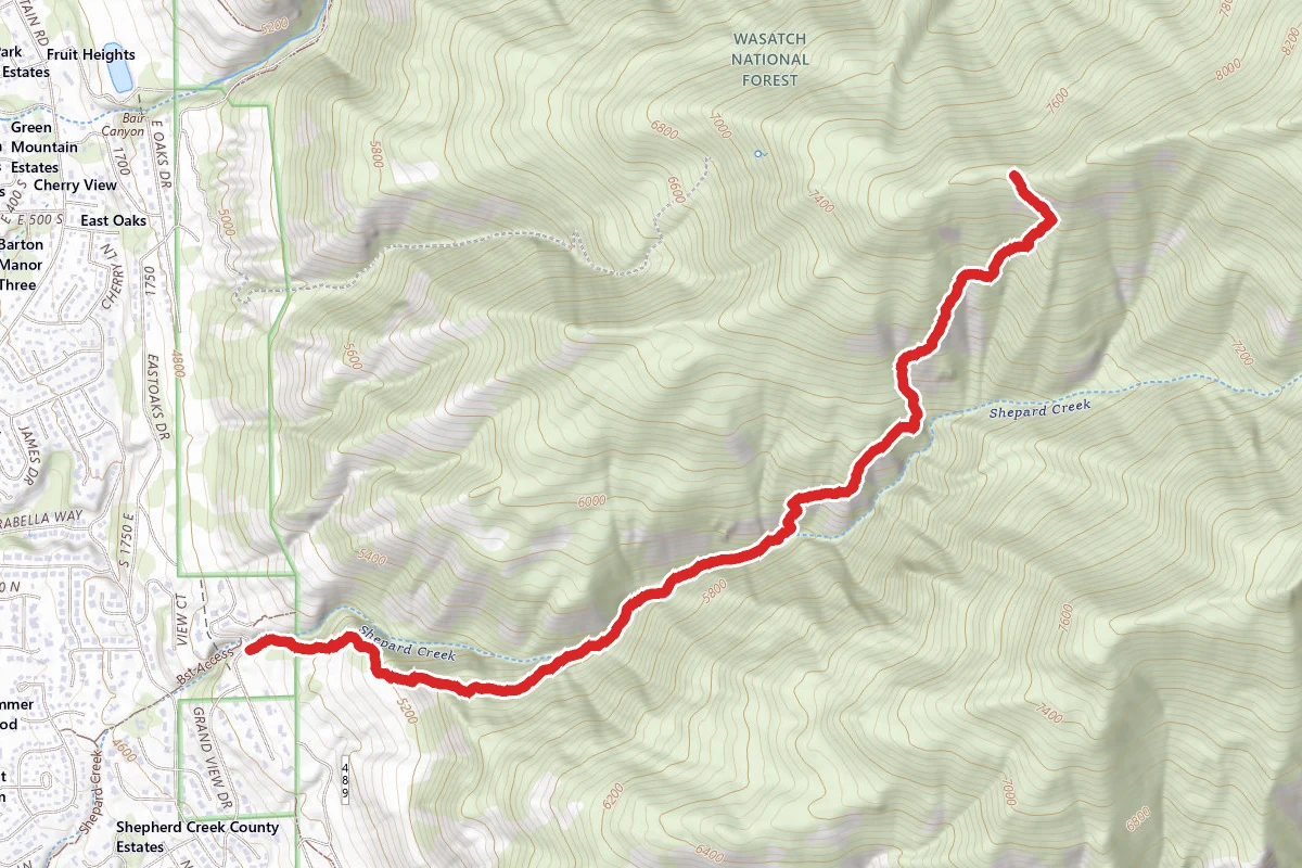 Shepard Creek Trail