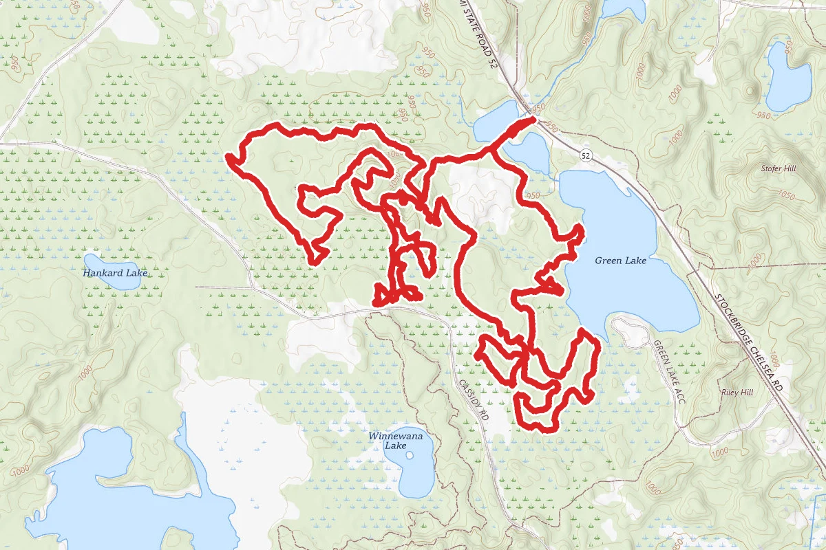Green Lake and Big Kame Loop