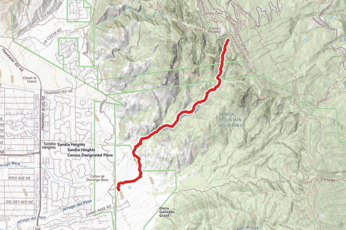 Domingo Baca Trail #230