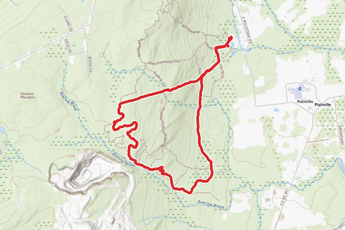Pipeline to Red Trail and White Square