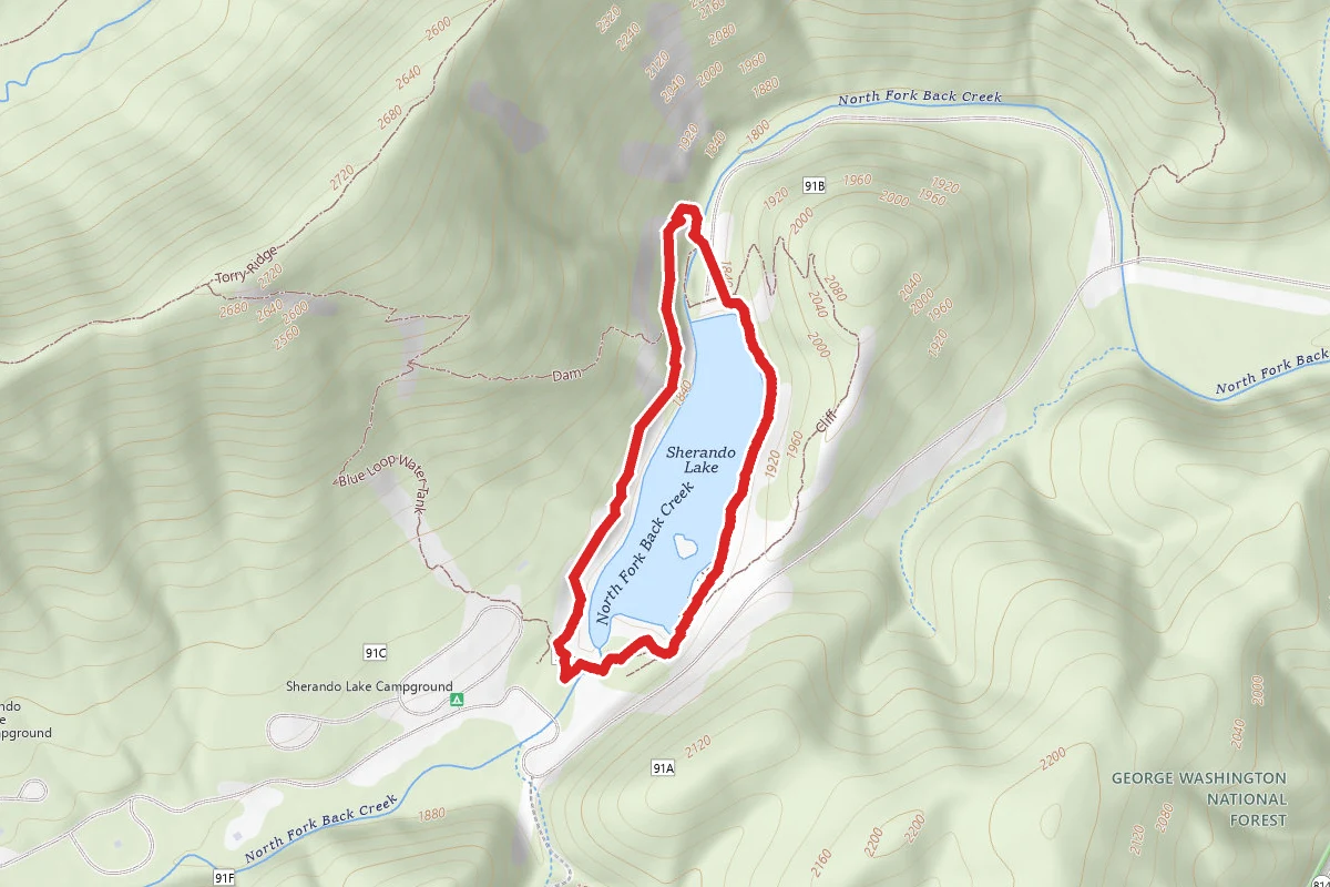 Sherando Lake Loop Trail