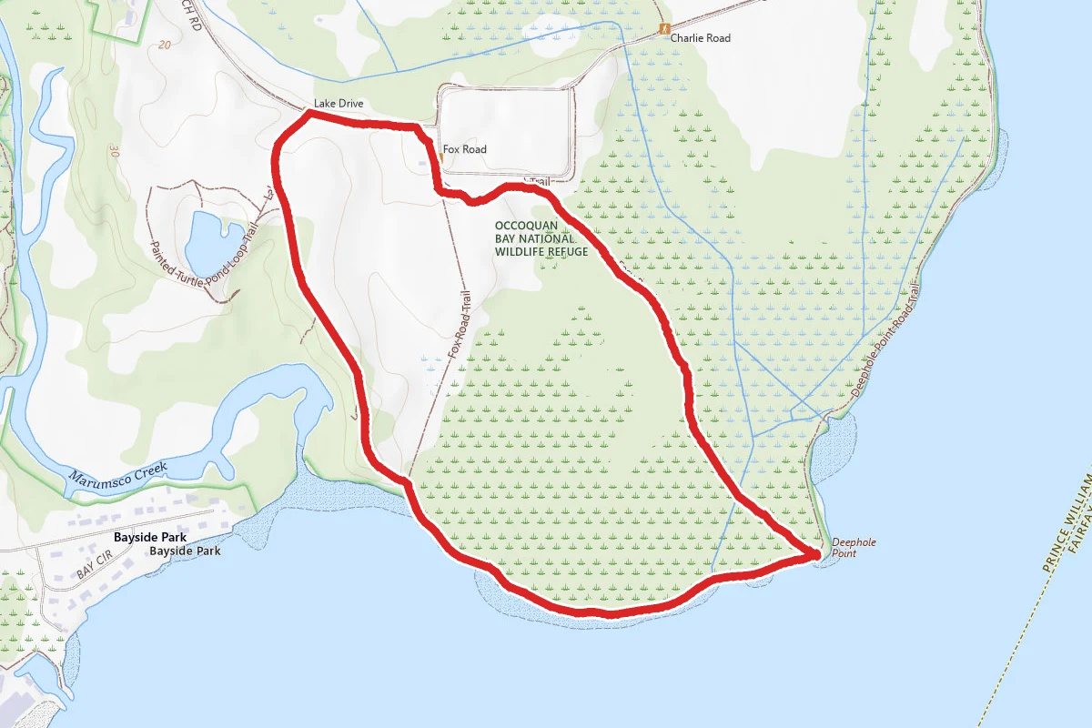 Occoquan Bay Wildlife Refuge Loop