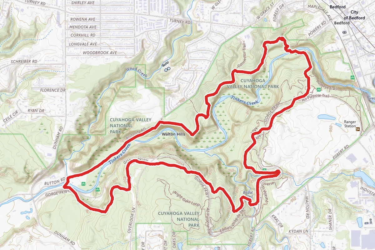 Bedford Reservation Circumnavigation