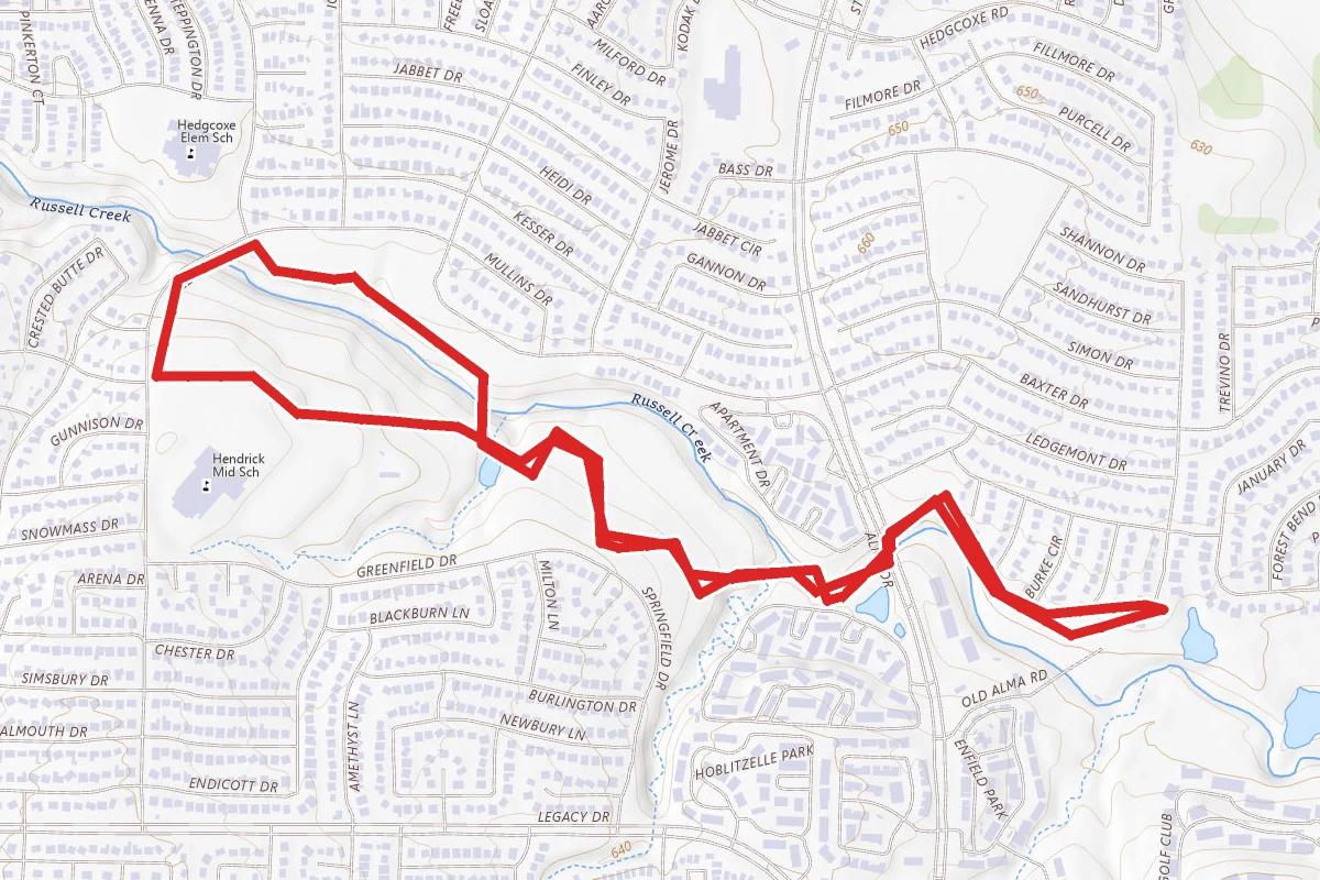 Hoblitzelle Park Trail