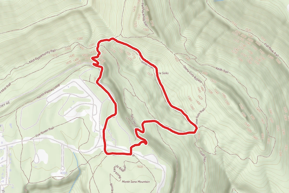 Sinks and North Plateau Loop