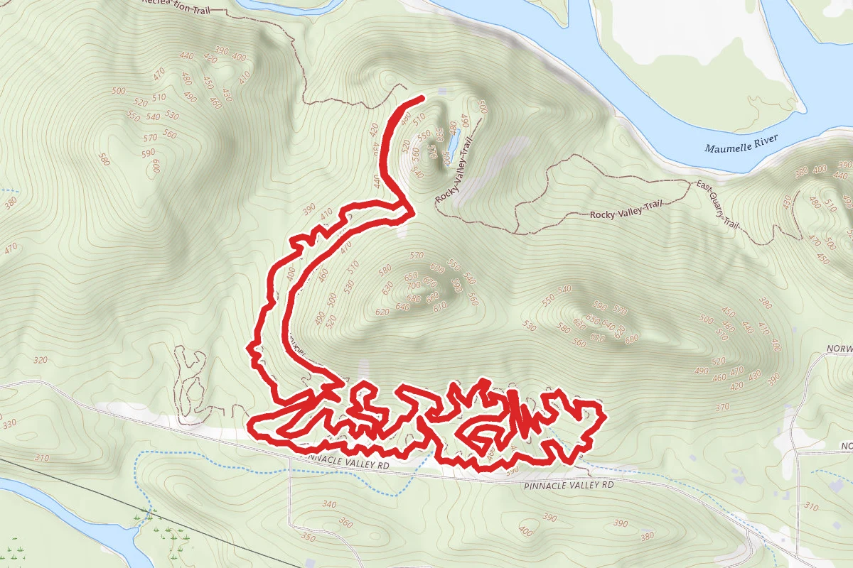 Jackfork Mountain Bike Trail