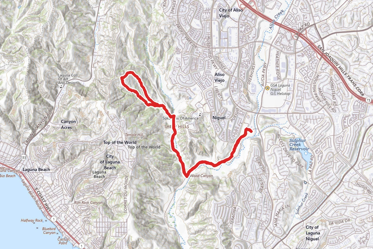 Mathis Canyon and Car Wreck Loop Trail