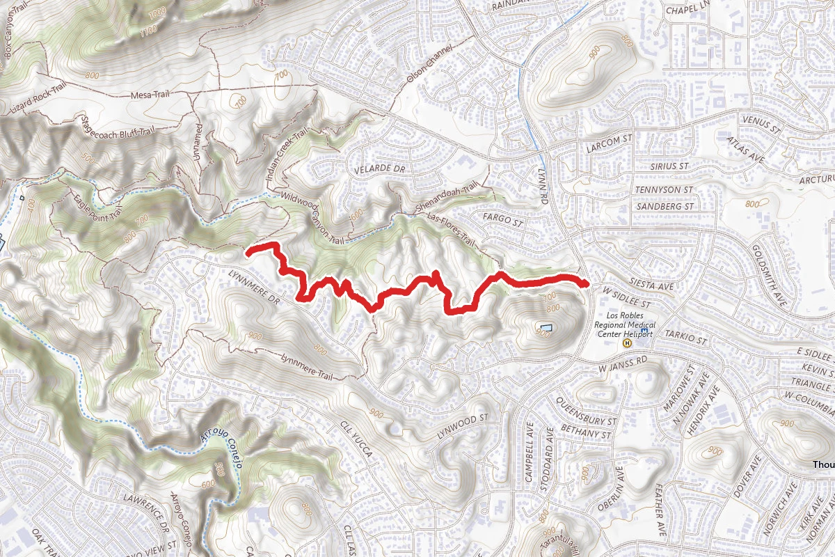 Lynnmere Trail from Lynn Road