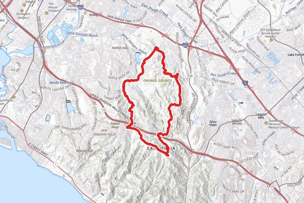 Shady Canyon Loop via Quail Hill Community Park