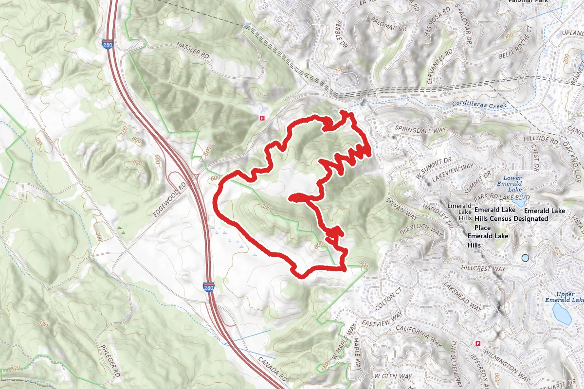 Edgewood, Serpentine, Franciscan and Baywood Glen Trail Loop