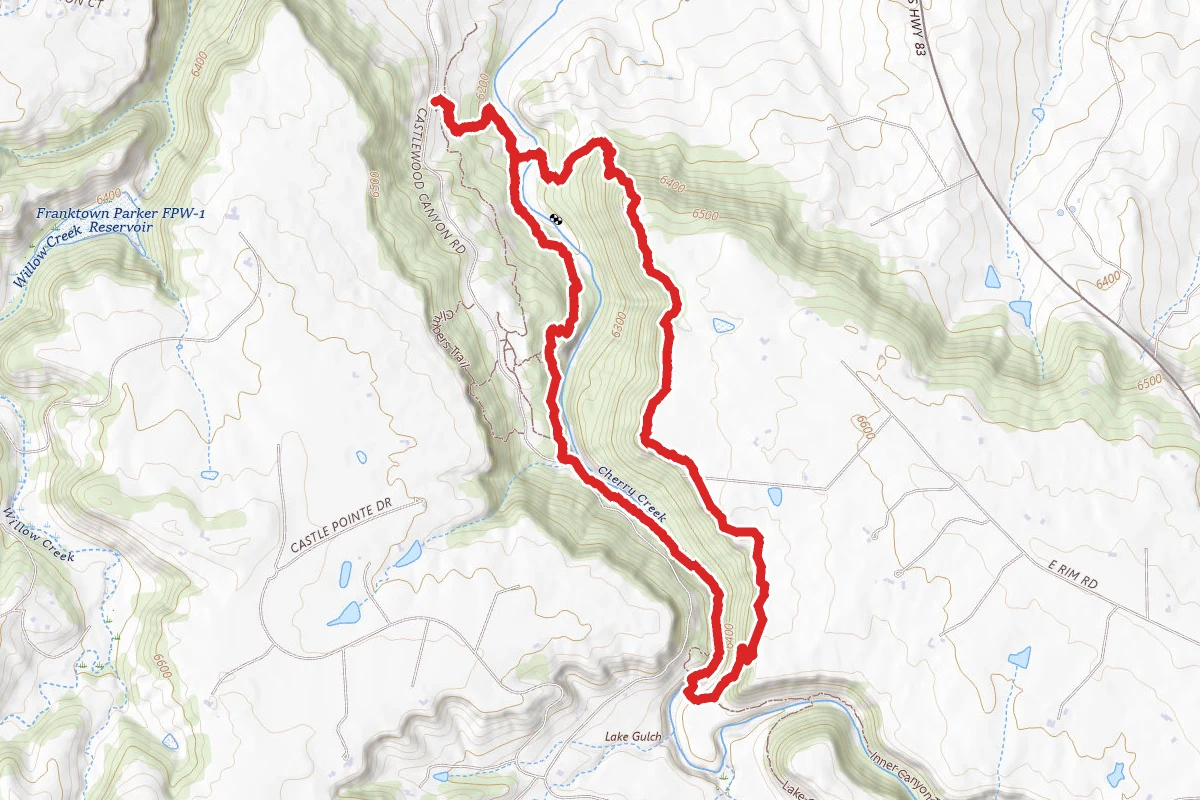 Rim Rock Trail to Creek Trail Loop