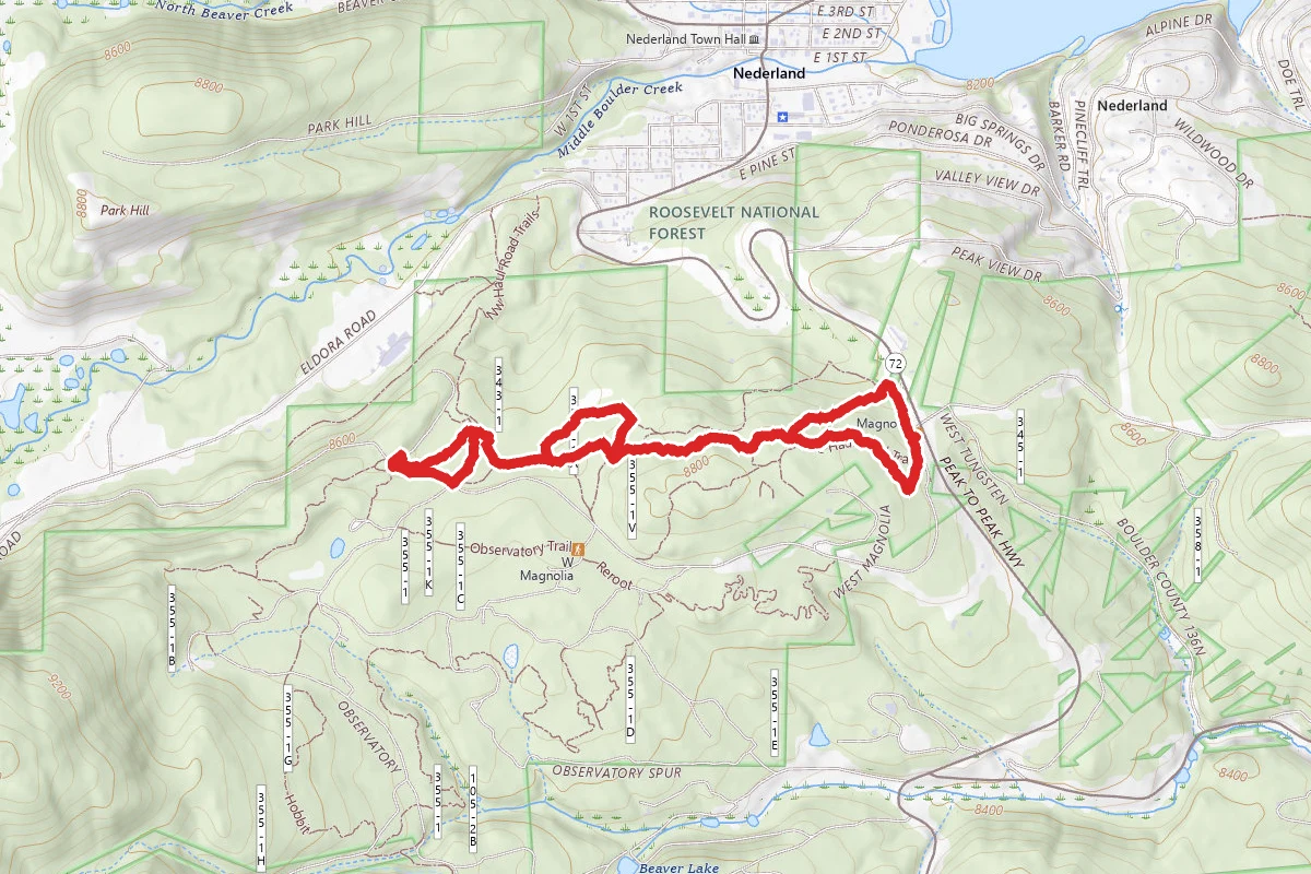 Pungy Stick, Aspen Alley, Sugarloaf and Clearcut Loop