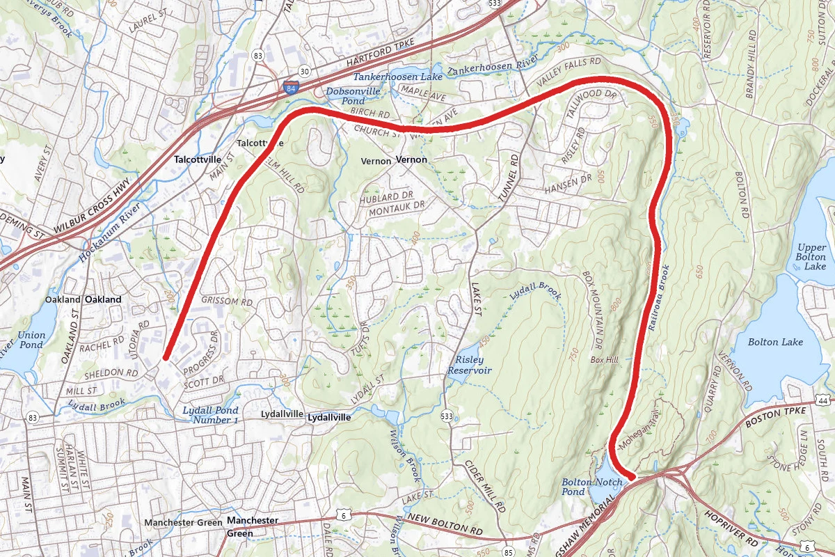 Upper Hop River State Park Trail