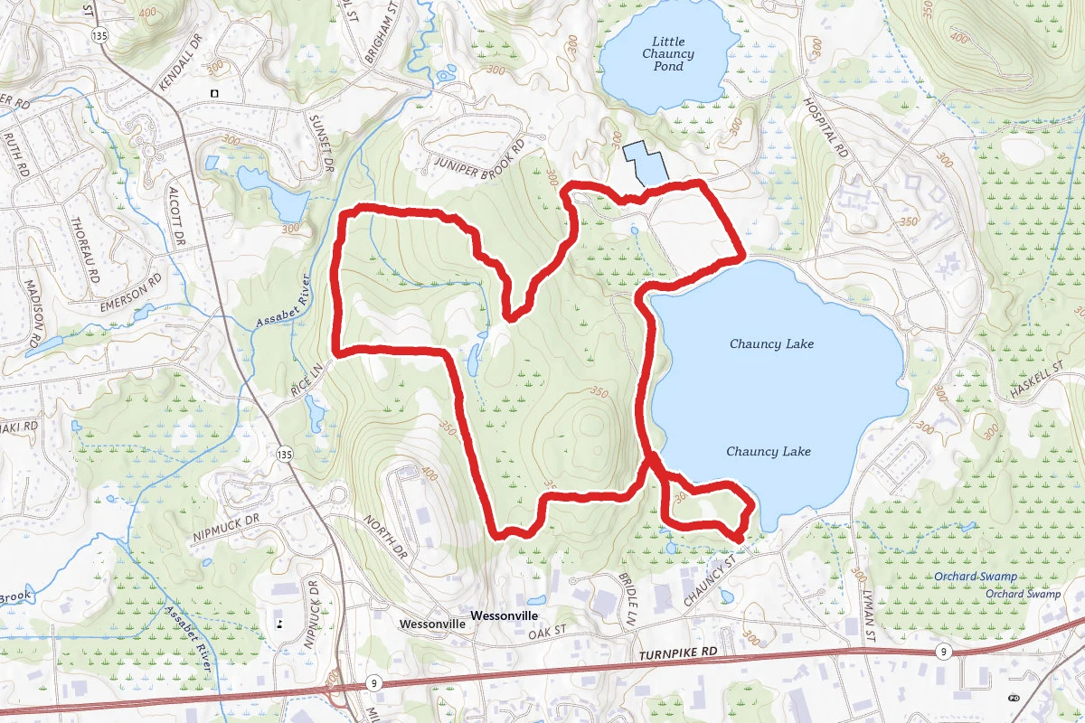 Westboro Wildlife Management Area and Chauncy Lake Loop