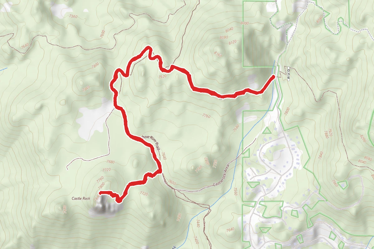 Castle Rock via the Tahoe Rim Trail