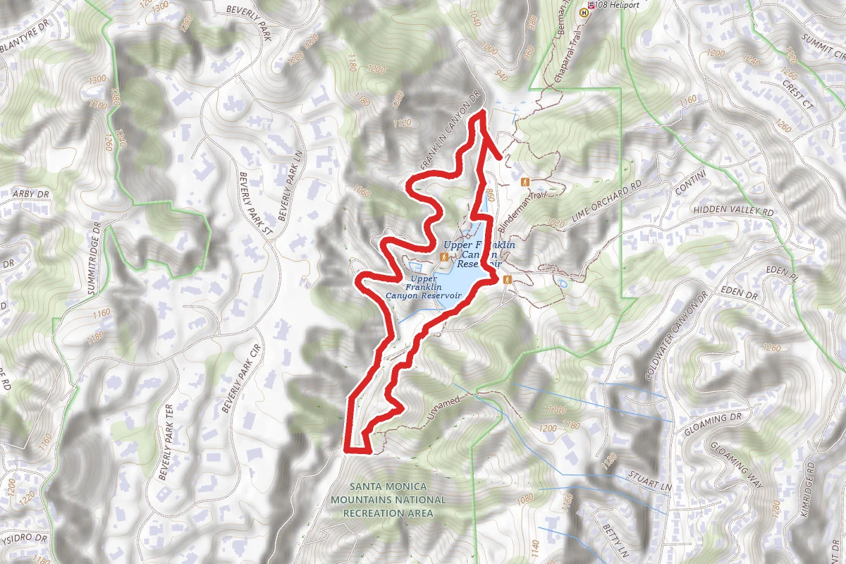 Franklin Canyon Site Trail
