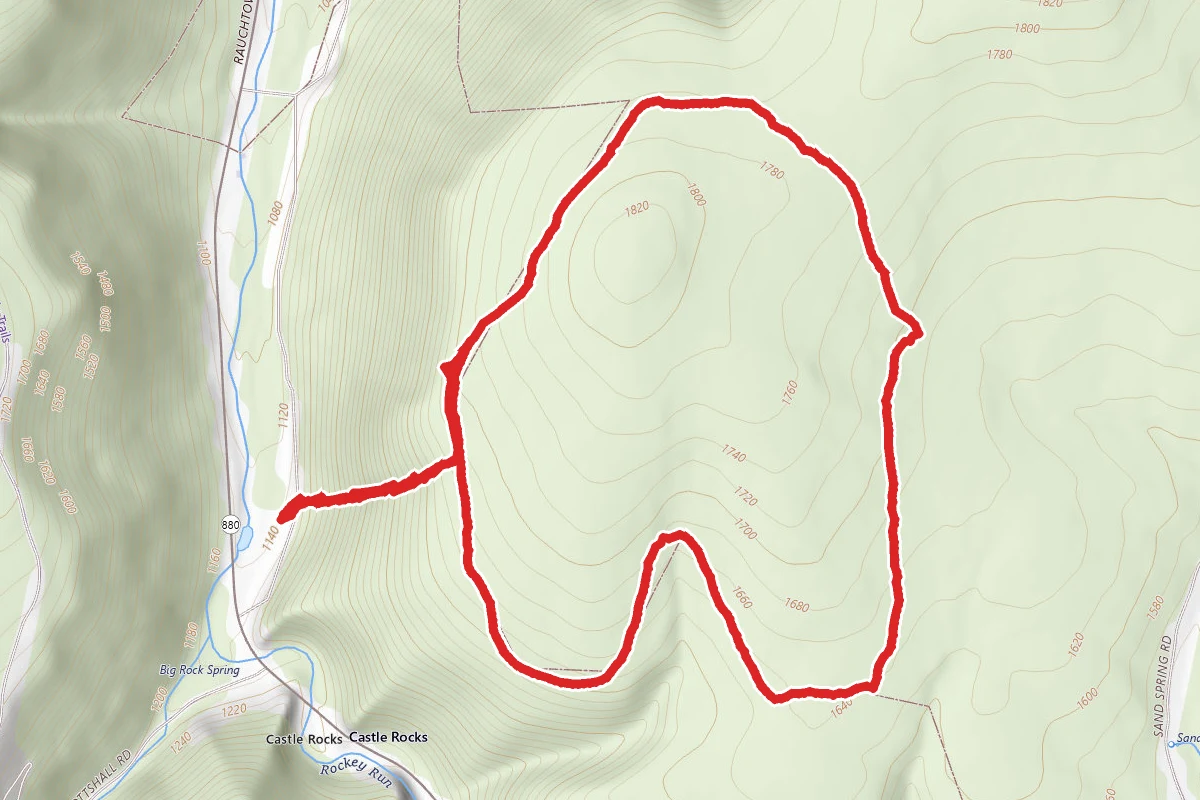 Thousand Step to Mid-State Trail