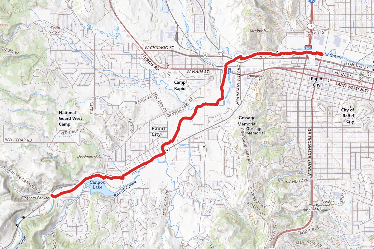 Rapid City Bike Path