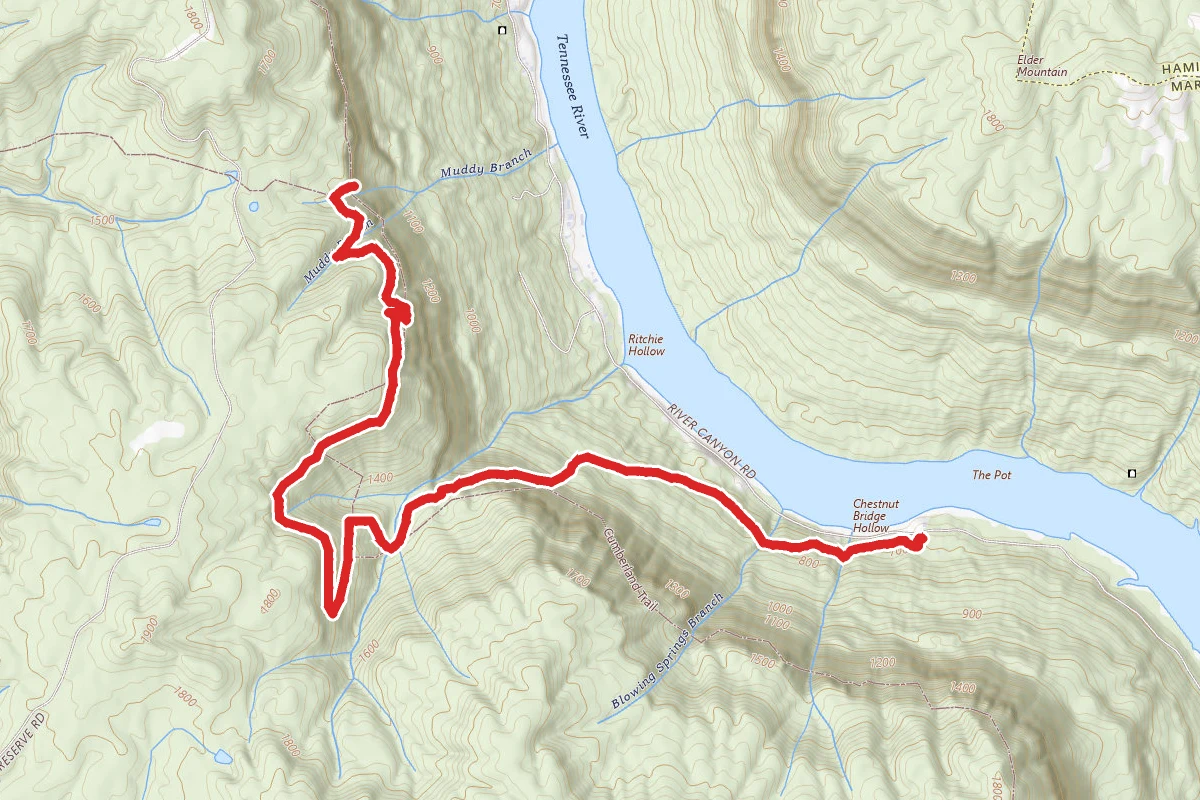 Ritchie Hollow Trail to Snoopers Rock