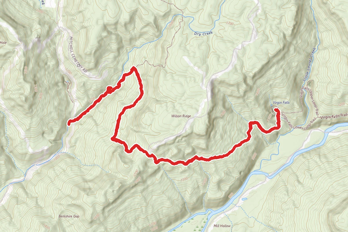 Lost Creek to Virgin Falls