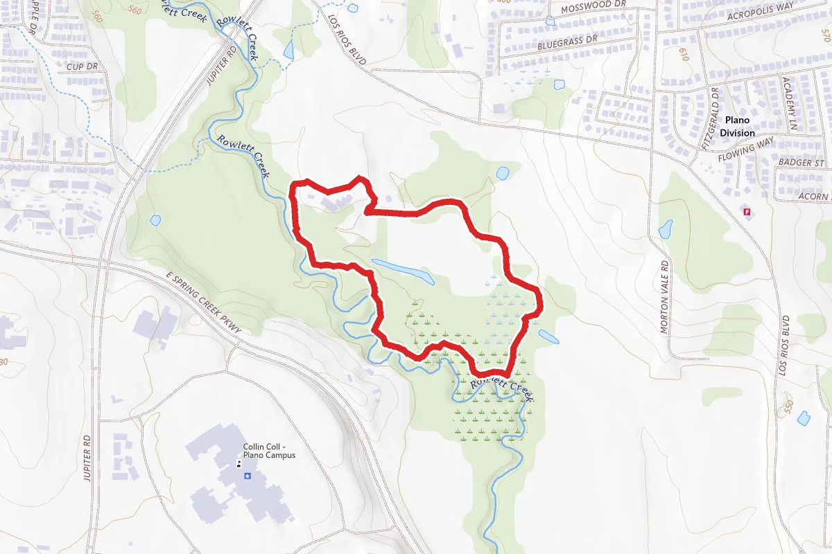 Redbud and Caddo Trail Loop