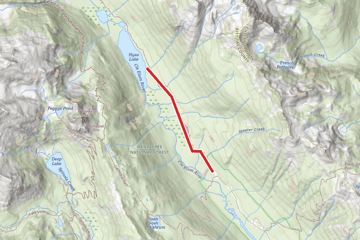 Hyas Lake Trail