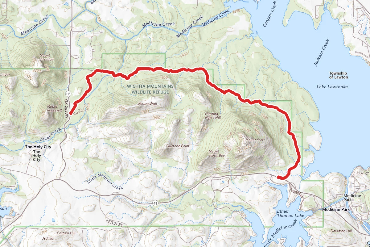 Mt. Scott Fire Road