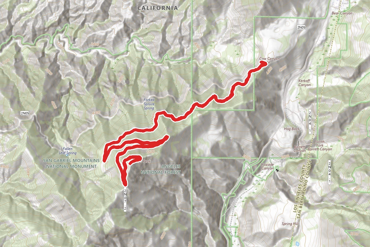 Sunset Peak Trail