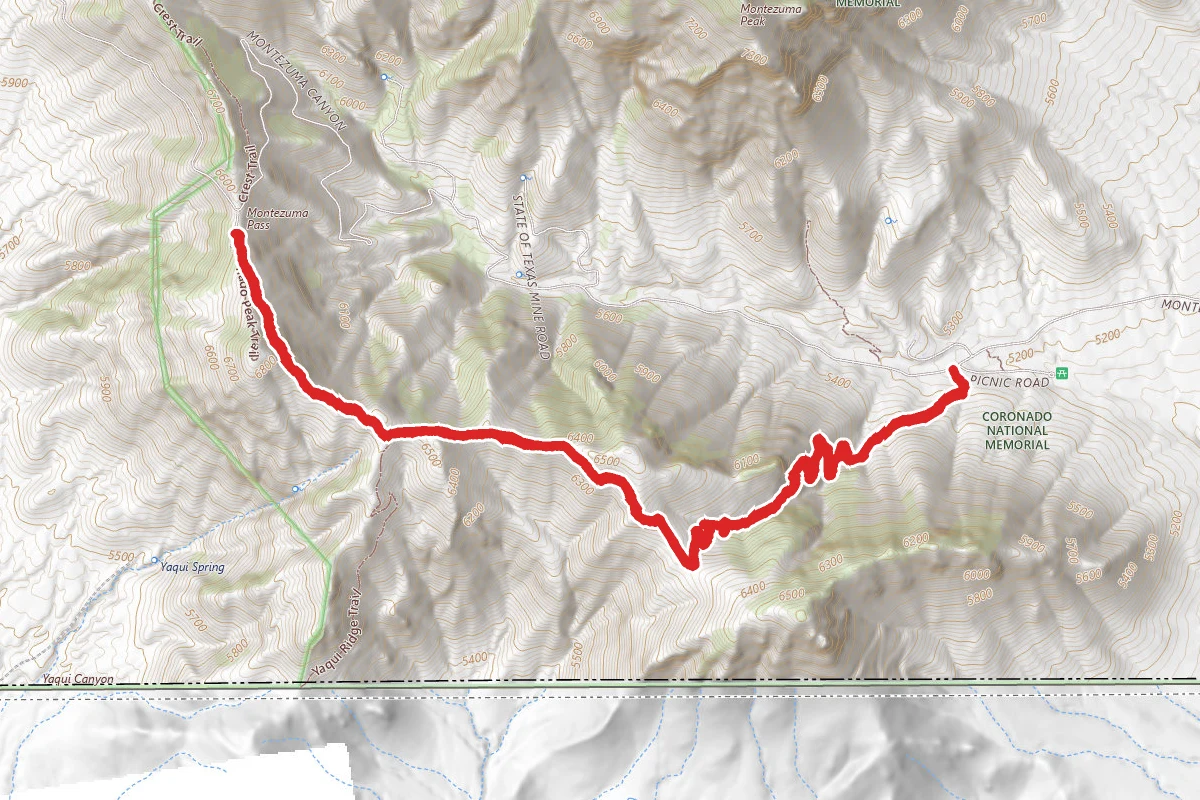 Joes Canyon Trail