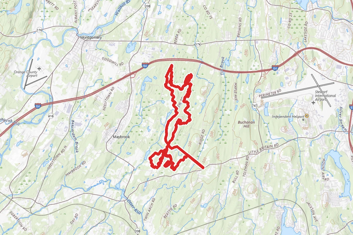 Stewart State Forest Bike Trail