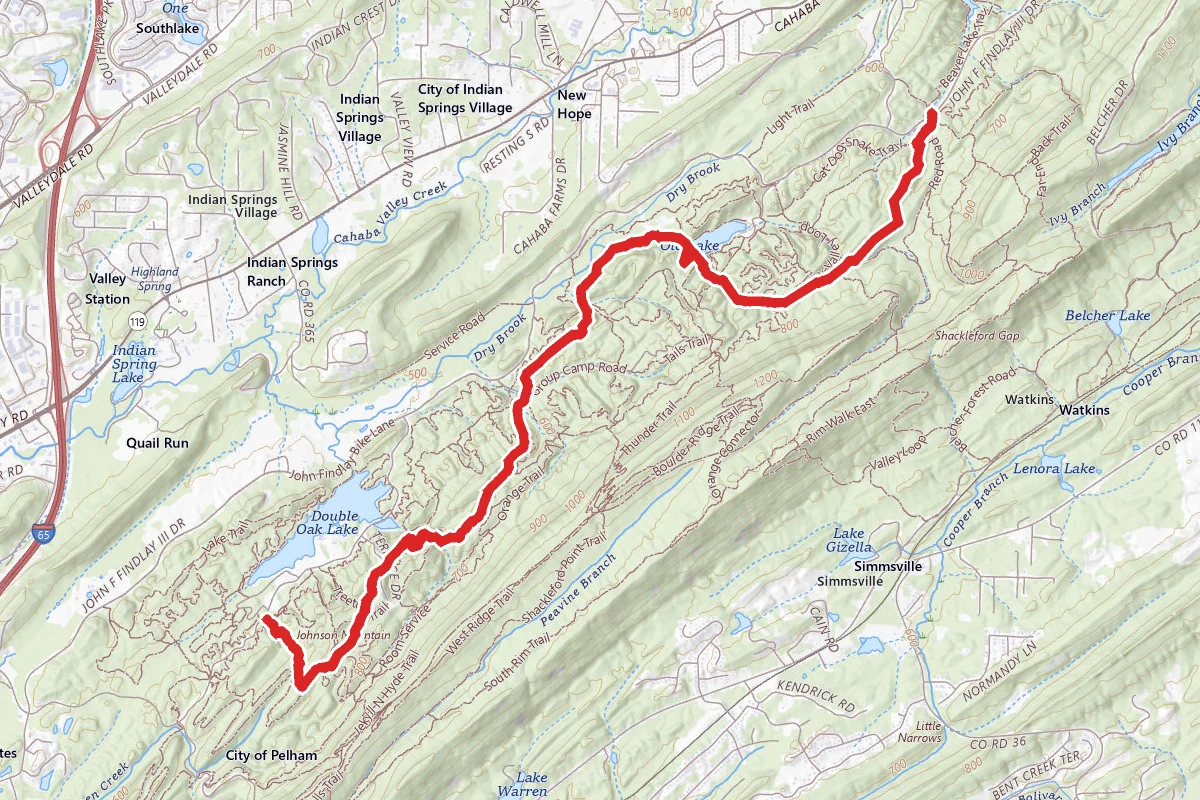 Oak Mountain Foothills Trail