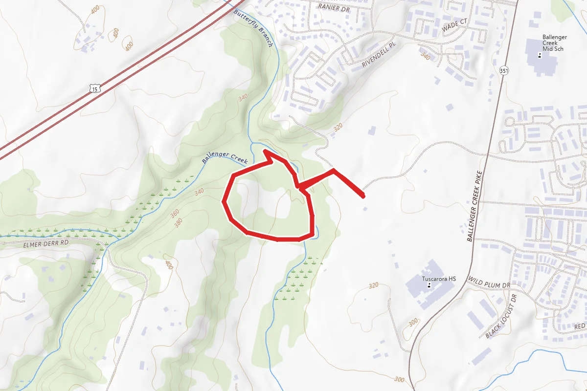 Ballenger Creek Park Trail