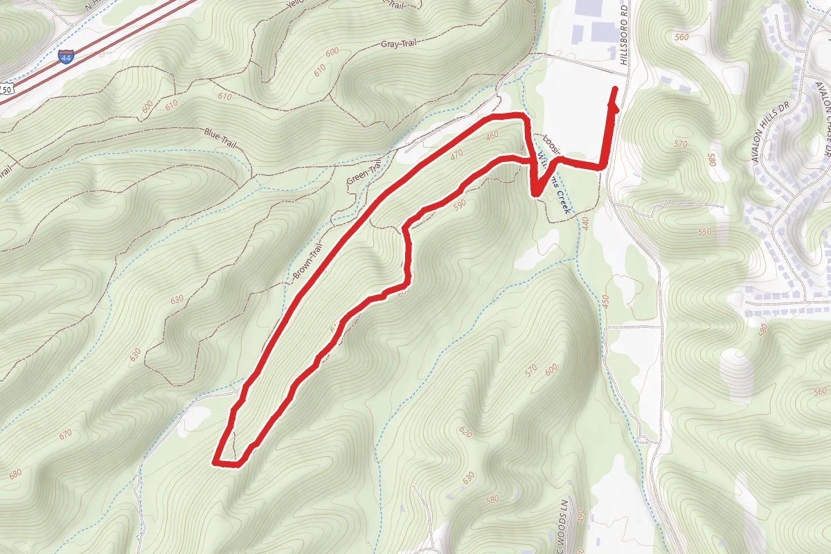Dogwood Ridge Loop via Losing Stream Trail