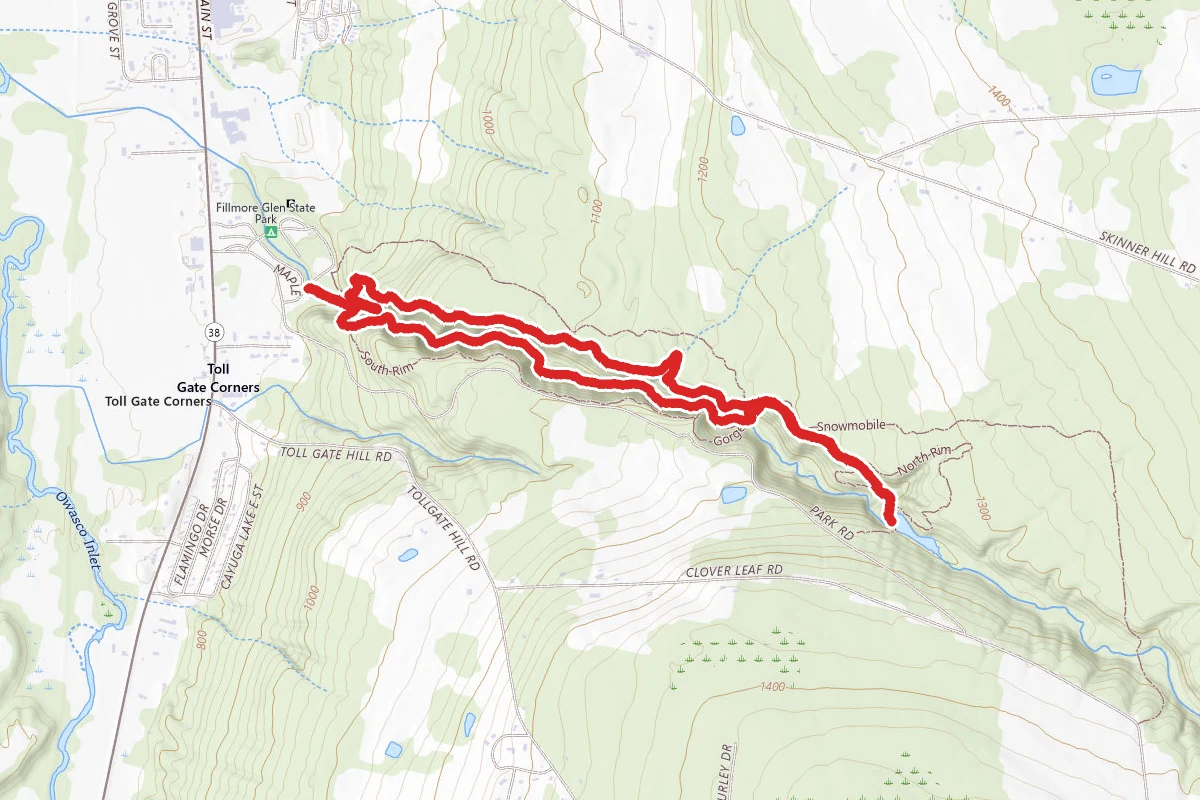 North Rim and Gorge Loop