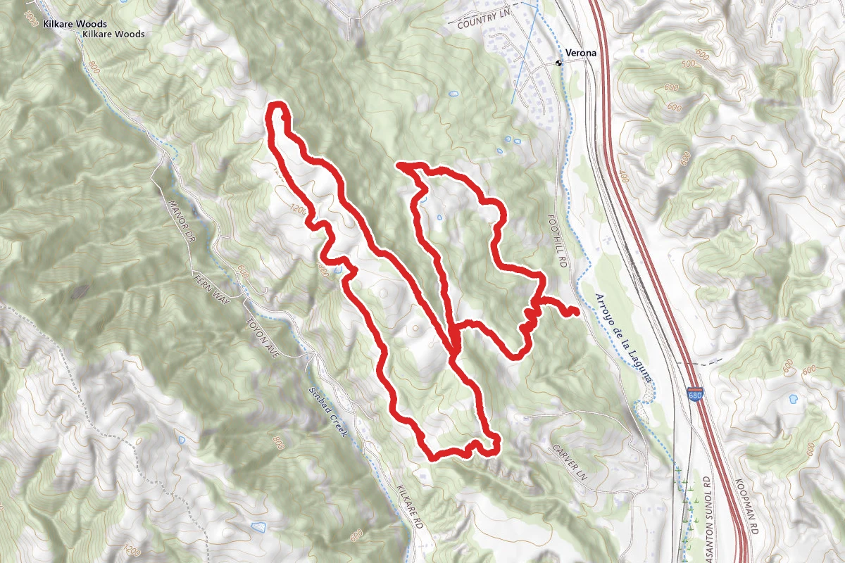 Woodland, Oak, Grove, Meadow, Ridgeline, Thermalito Trails