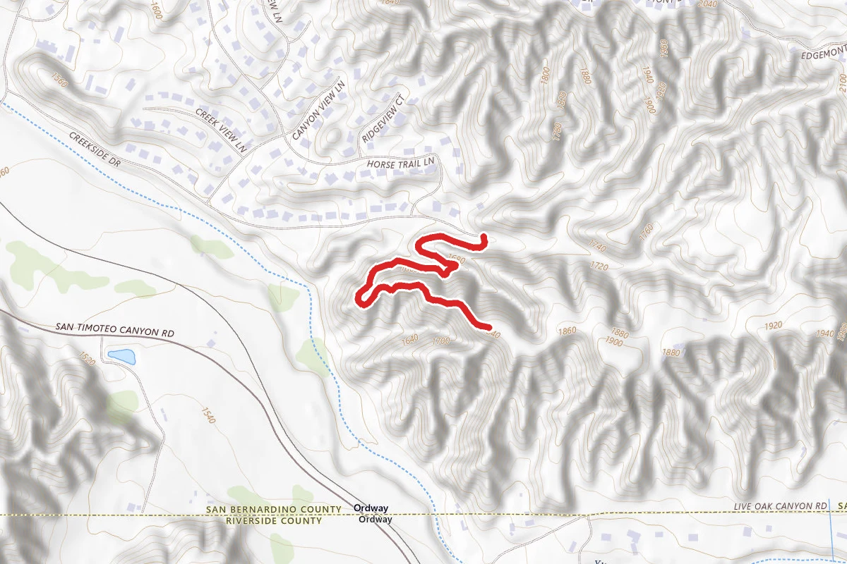 San Timoteo Canyon Creekside Trail