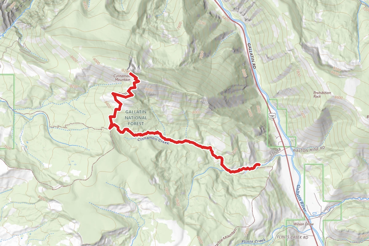 Cinnamon Mountain Trail