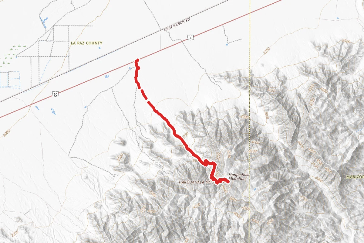 Harquahala Mountain Trail