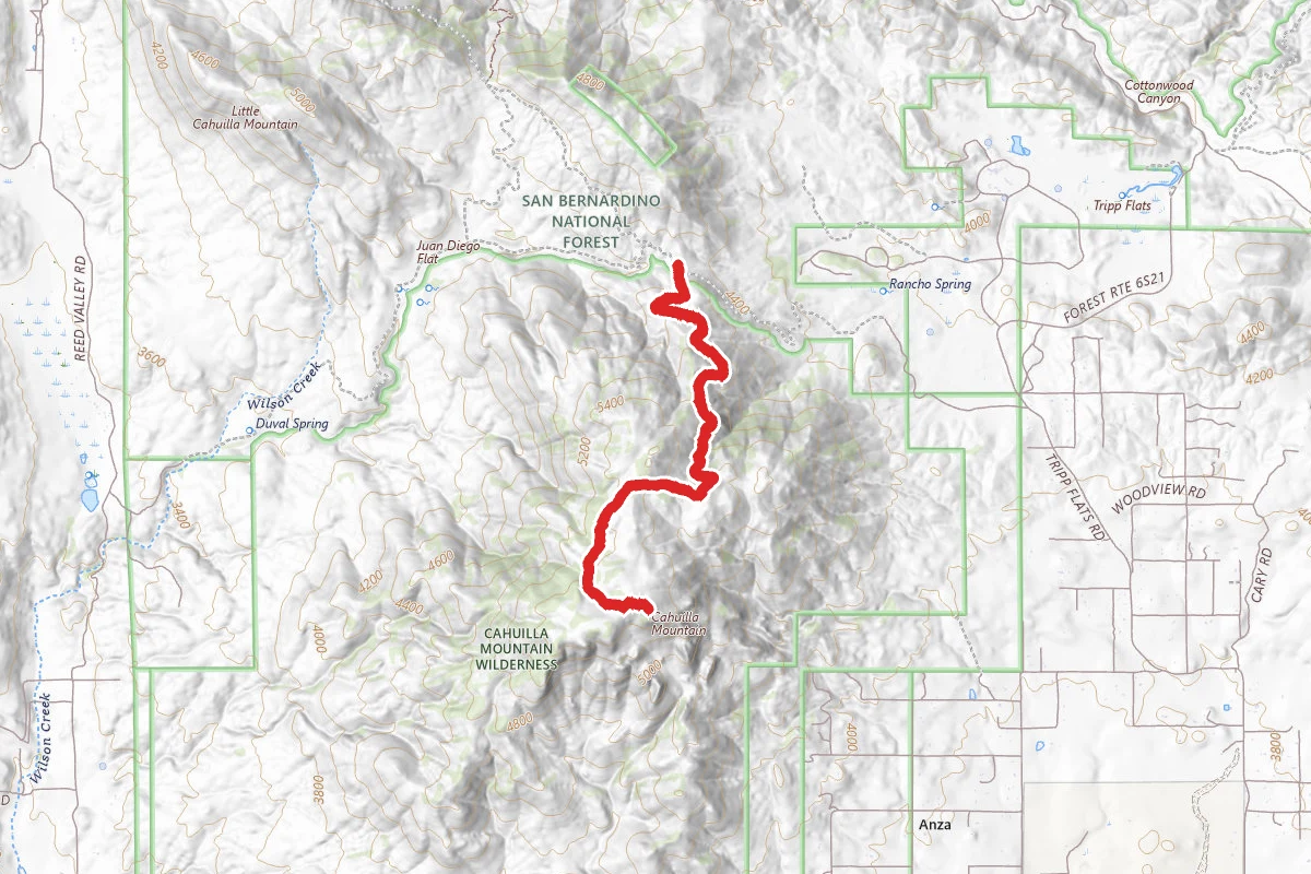Cahuilla Mountain Trail