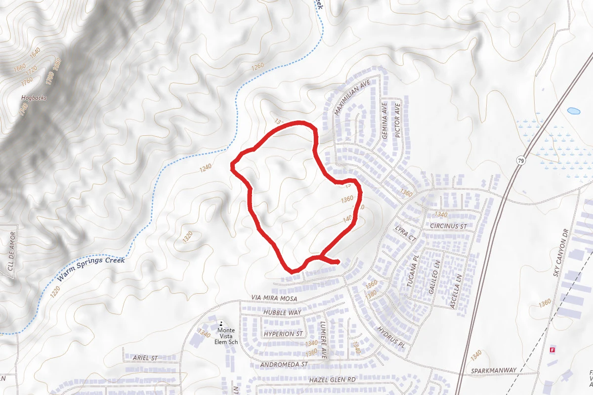 La Alba Trailhead Short Loop