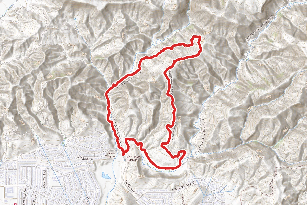 Chivo Canyon and Marr Ranch Loop
