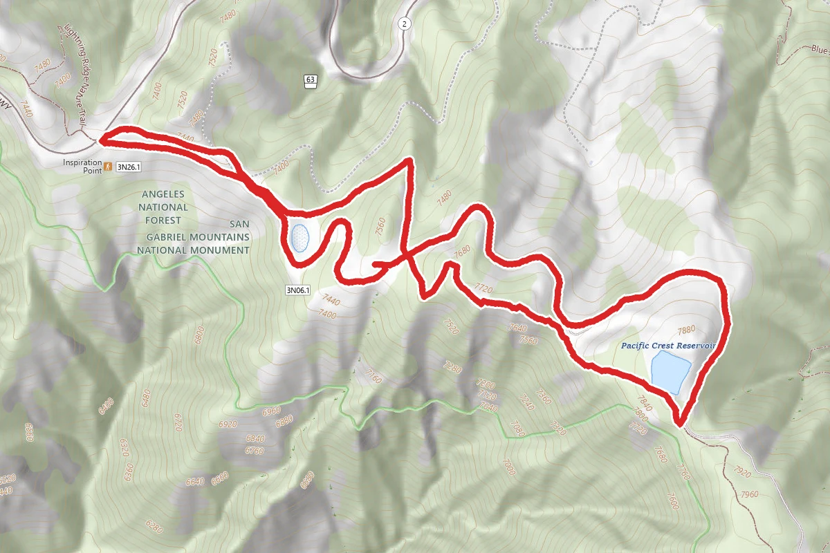 Inspiration Point to Snowmaking Pond Loop