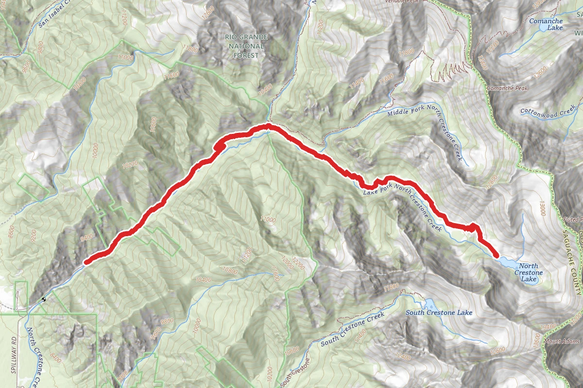 North Crestone Creek Trail