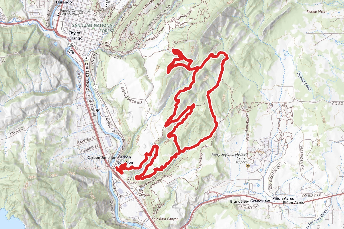 Carbon Junction Loop Trail