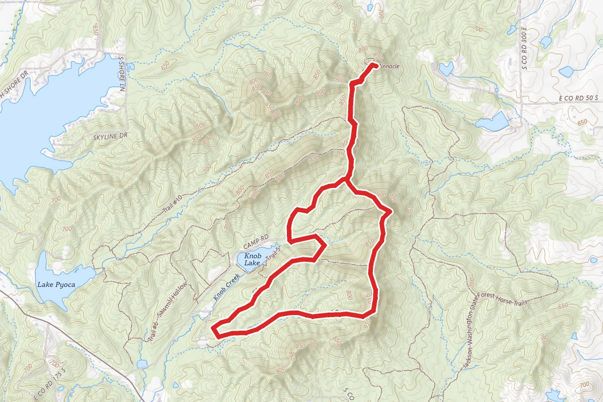 Knob Lake and Pinnacle Loop Trail