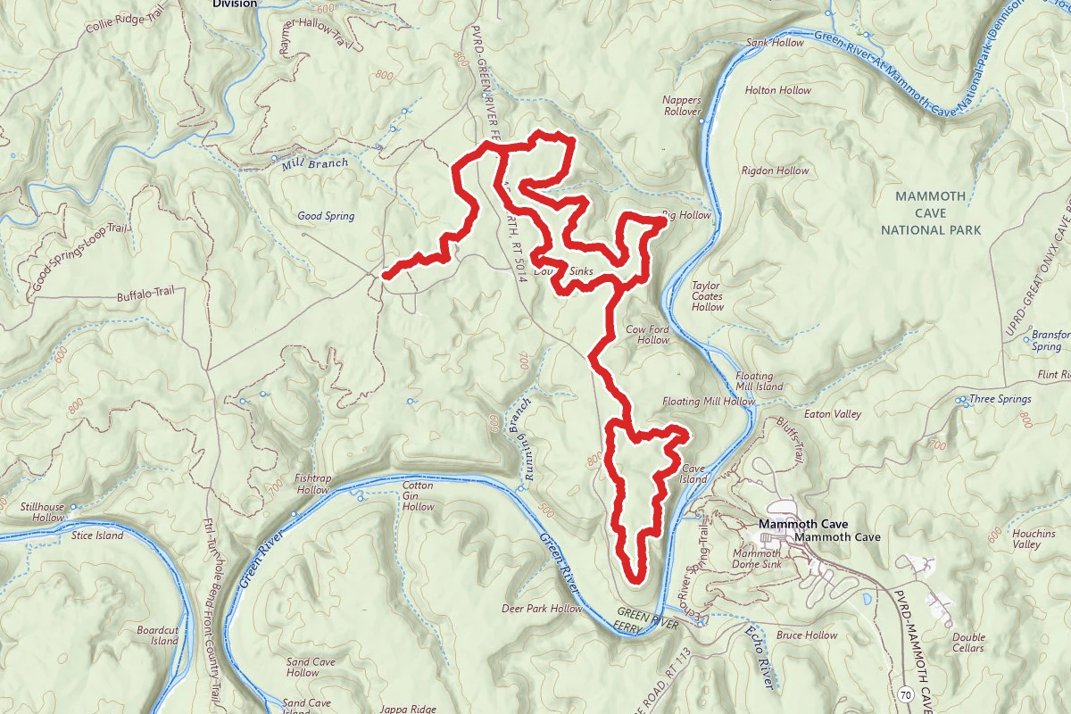 Big Hollow North and South Loops Trail